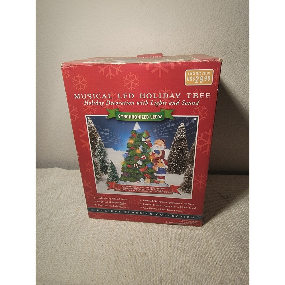 Holiday Classics Collection Musical LED Holiday Tree 2007 w/Lights‎ & Sound